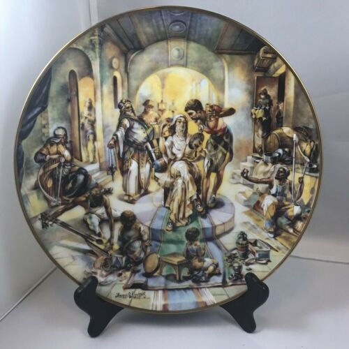 The Creation Plate #8 JACOB'S WEDDING By Yiannis Koutsis 1978 NEW in box - Picture 1 of 4