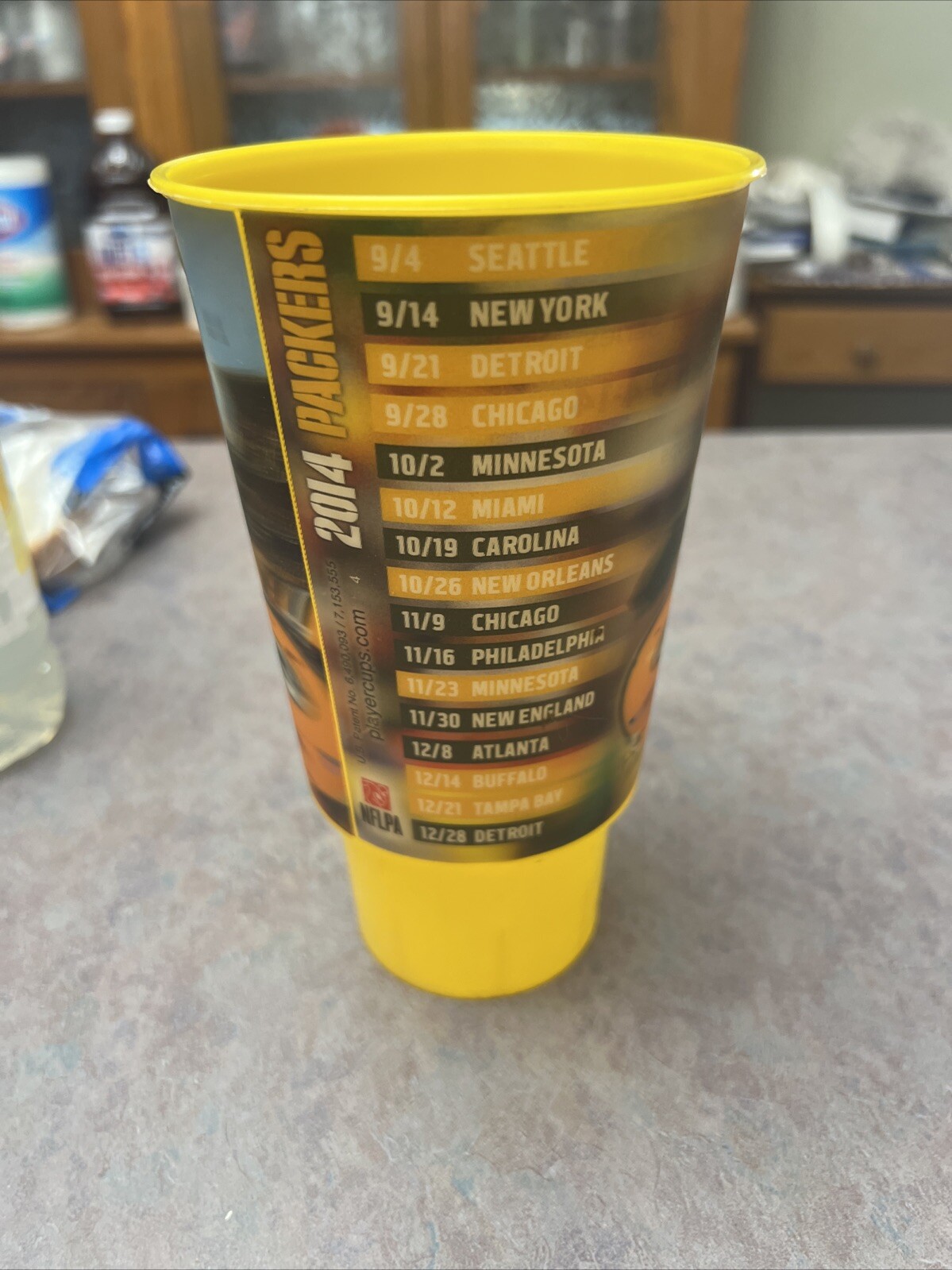 Green Bay Packers Team Lambeau Limited 2014 Players Cups 3D Motion Kwik Trip