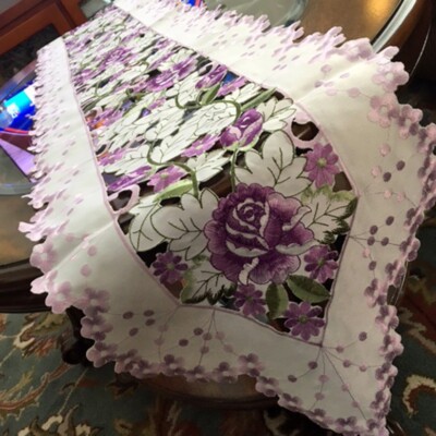 fitted lace wedding dress Amarello Purple main image 1