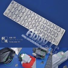 for MG 1/100 HG RG 1/144 7~9mm Fin Thruster Nozzle Detail up Etched Sheet AW-101