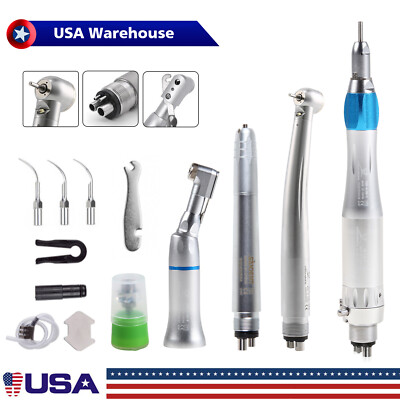 4Hole Dental LED High / Low Speed Handpiece / Air Scaler Handpiece NSK Style ty