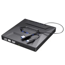 Multi-functional External Drive DVD Burner Four-in-One USB 3.0/Type-C