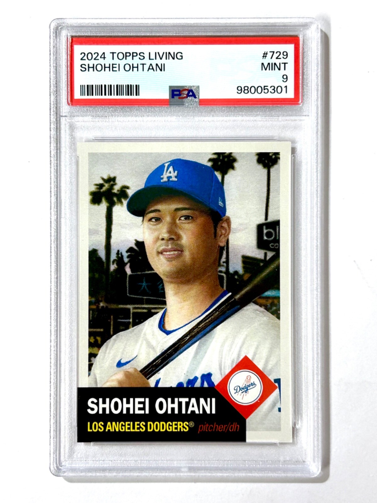 2024 Topps Living Set SHOHEI OHTANI #729 - PSA-9 Los Angeles DODGERS
