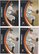 KYLE CROCKETT 2016 VIRGINIA FULL RAINBOW LOT (4) # 34 BLACK SERIAL #'D /10 /25