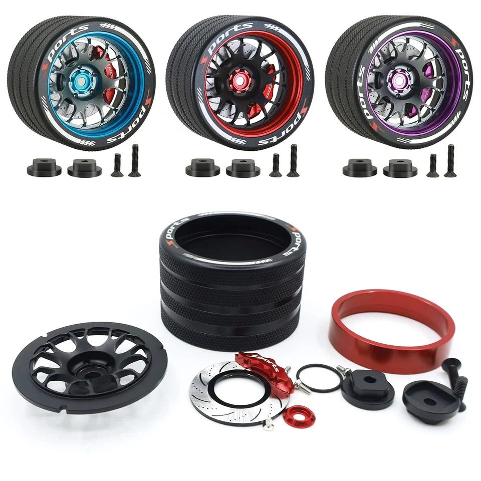 Volante de metal transmisor para SANWA MT4 MT5 M12 M17 Futaba FlySky Wfly Foto 3 de 4