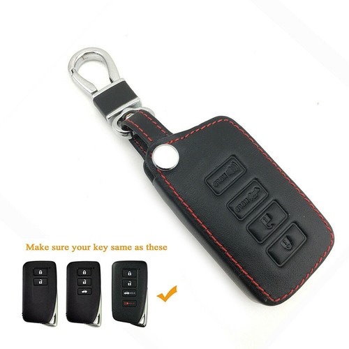Car Key Fob Cover Case Shell For LEXUS/4-Button/Remote Bag Holder Leather Remote - Picture 4 of 9
