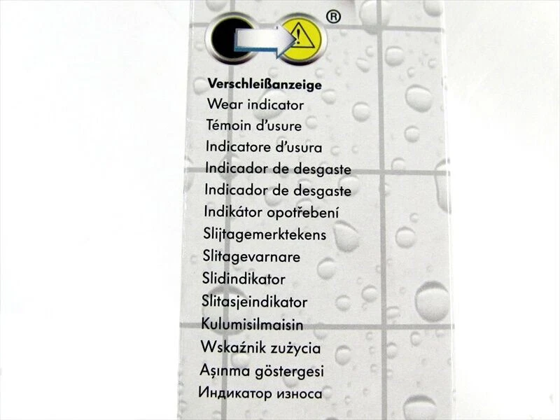 DOS NUEVAS ESCOBILLAS DE RECARGA LIMPIAPARABRISAS DELANTERO VW VOLKSWAGEN TOUAREG 2011-2018 FABRICANTE DE EQUIPOS ORIGINALES Foto 4 de 4