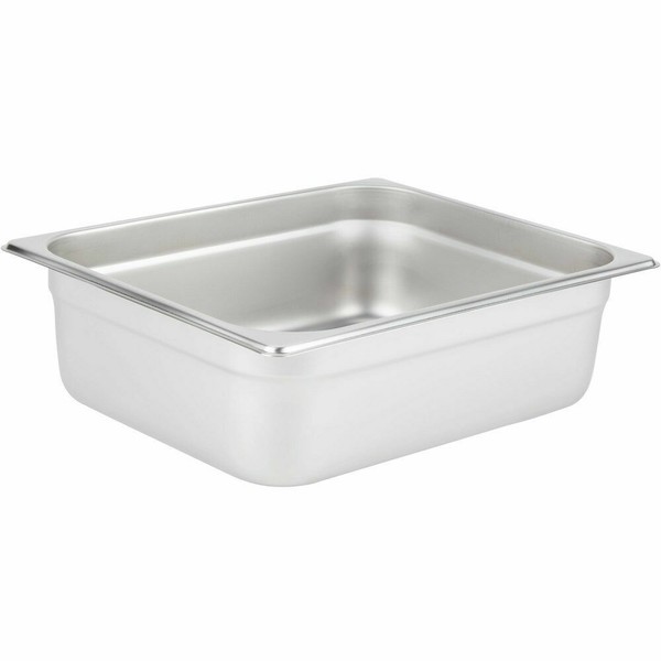 Half Size 4" Deep Stainless Steel Hotel Food Pan for 8 Qt. Chafing
