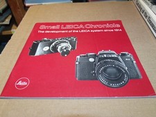 Small Leica Chronicle 1914-1981 Leica Product History