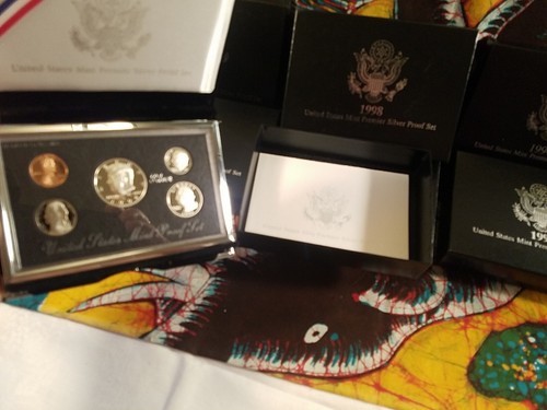Complete 1992-1998 U.S. Mint Premier Silver Proof Sets Excellent Condition Coins - Picture 9 of 14