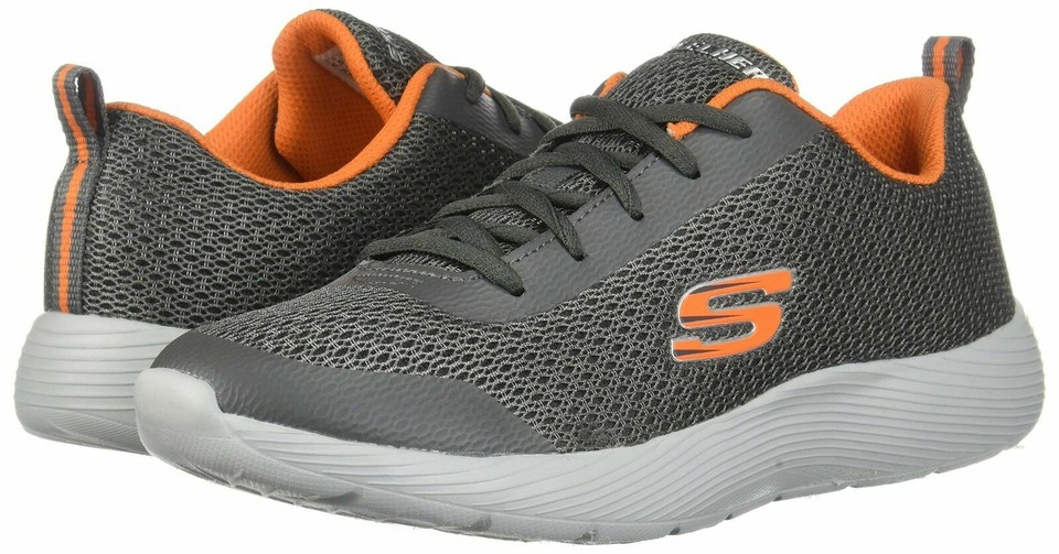 orange skechers