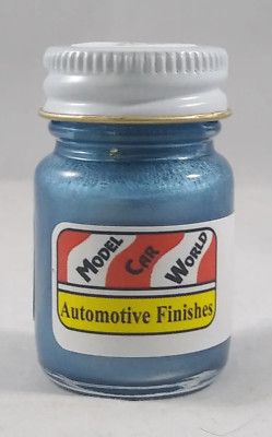 MCW Finishes 6509E Mist Blue Met. Enamel Model Paint for Auto