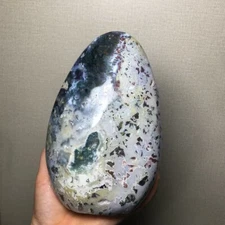 3.68LB  Natural ocean jasper Mineral Specimen Quartz Crystal Decor Gem Healing