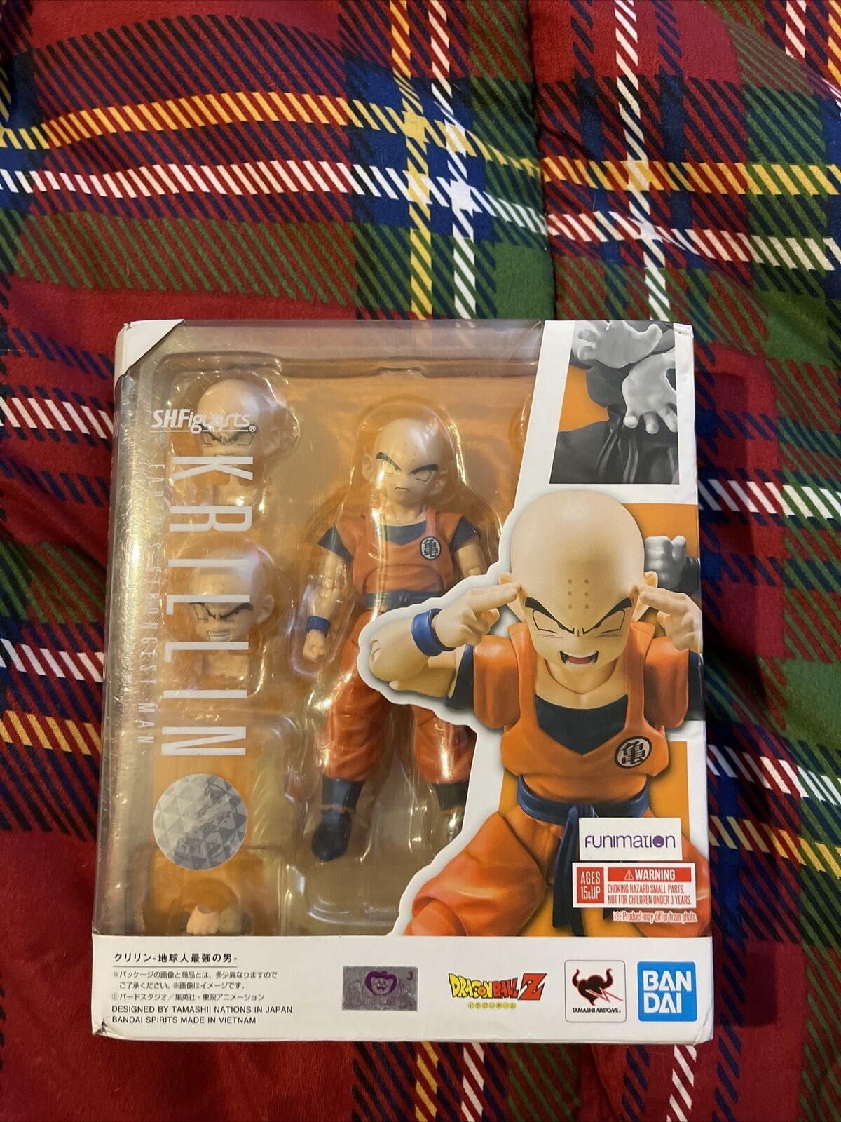  Tamashi Nations - Dragonball Z - Krillin Earth's Strongest Man,  Bandai Spirits S.H.Figuarts : Toys & Games