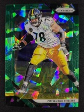 2018 Panini Prizm #37 Alejandro Villanueva Prizm Green Ice Crystals #/75