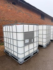 IBC tank 1000 litre, FOOD GRADE, water storage, beverage storage