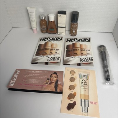 Make Up Forever Hd Skin Foundation Sample Cord Cream And Liquid, Muti Items