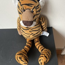 Russ Berrie Tiger Plüsch braun schwarz Streifen CE-geprüft 13 Zoll weich spielsicher 
