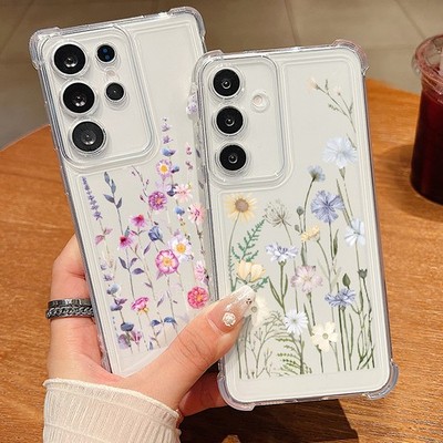 Blumen Handyhülle für Samsung S25 S24 S23 A17 A16 A56 A36 A26 A55 A15 A06 A05