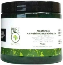 Pure O Natural Neatbraid Beauty Professional Conditioning Shining Gel 16 oz