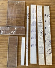 Lot Of Lexan Polycarbonate Sheet Bar 1/2  Drop Pieces Clear Plastic Machinable