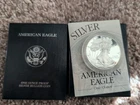 1999-P Proof American Silver Eagle Dollar $1 Outer Box & COA US Mint Bullion