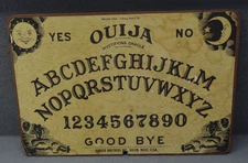 VTG Ouija Board 60s 70s BOARD ONLY Parker Brothers Wooden Halloween Spooky Game