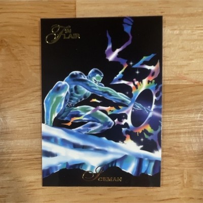 Flair Marvel Iceman Formation of X-Factor Trading Card 1996 #51