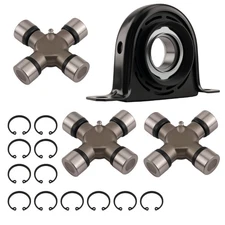 Driveshaft Carrier Bearing & U Joints For Ford F-250 F-350 Super Duty 1999-2010