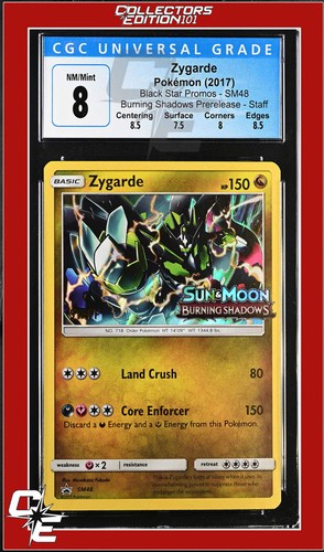 Zygarde graded CGC 8 for sale on eBay