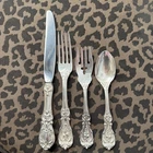 4 PC PLACE SETTING REED & BARTON FRANCIS I STERLING  SILVER