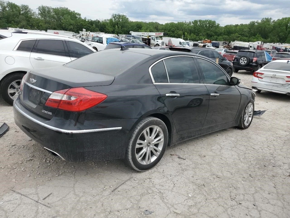 2009-2014 HYUNDAI GENESIS Fuel Filler Door Gray 695103M000 - Image 4 of 4