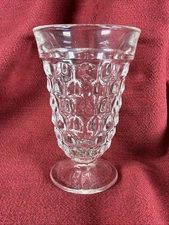 VTG Fostoria American Clear Iced Tea Tumblers Flared Footed 12 oz 5.75 inch