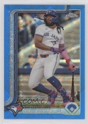 2025 Chrome Logofractor Edition Blue Refractor 56/150 Vladimir Guerrero Jr qf6