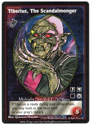 Tiberius, The Scandalmonger Nosferatu Vampire: The Eternal Struggle V:TES CCG