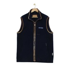 Schoffel Fleece Gilet Mens Size 54 Blue Outdoor Casual Sleeveless