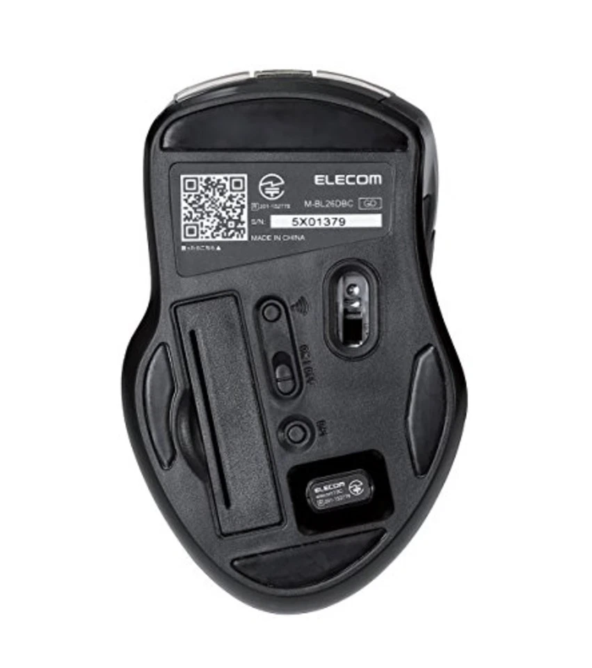 ELECOM USB-Type-C 5 buttons BlueLED Mouse M-BL26DBCBK  F/S w/Tracking# Japan new - Image 4 of 4