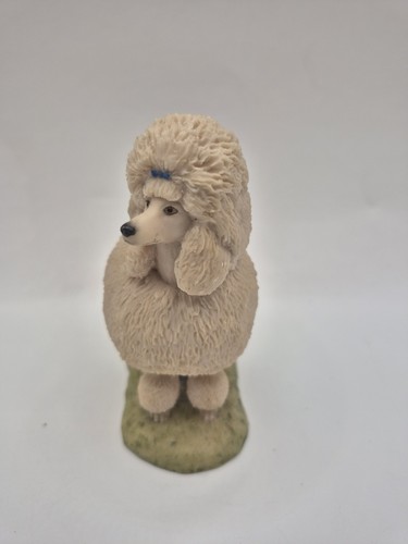 White Standard Poodle Dog by Ray Ayres Scotland 1982 Figure Figurine Statue Exc - Picture 4 of 9