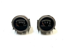 Jeep CJ Oil Pressure Volt Gauge Factory Faria...