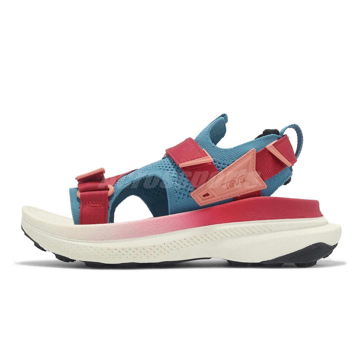 Teva W Aventrail Blue Red Women Hiking Outdoor Trail Sandal