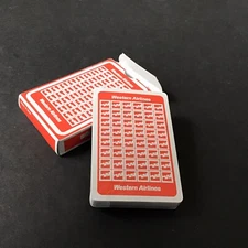 Western Airlines Deck Of Playing Cards - Sealed Unopened 