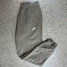 NIKE  Mens Sportswear Club Fleece Cuffed Jogger BV2671-247 Desert Khaki Sz L