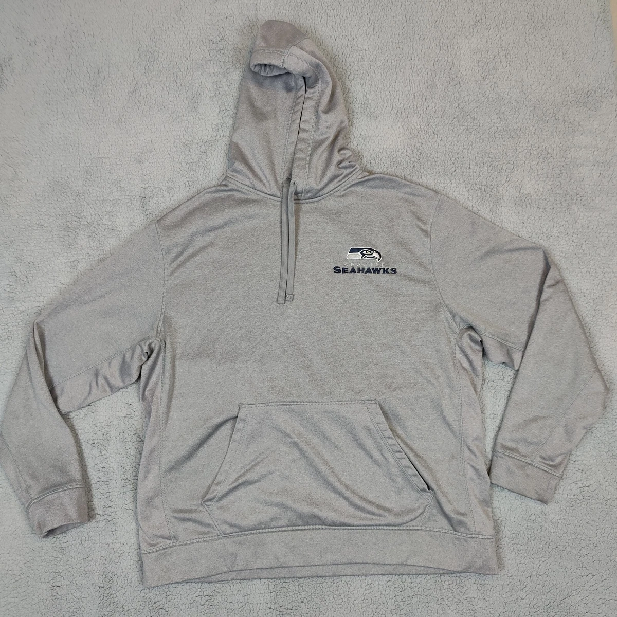 Seattle Seahawks Hoodie Mens Extra Large Grey Embroidered NFL Team