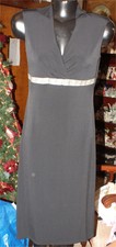 Nwt Merona Black 3/4 Length Poly Spandex Dress Womens Size Small