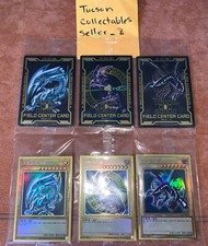 Dark Magician Blue-Eyes White Red-Eyes B. Dragon Premium Gold Yugioh OCG Set