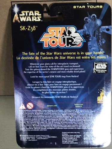 Star Wars Star Tours Sk Z38 Rare Droid Disney Action Figure New Sealed Ebay
