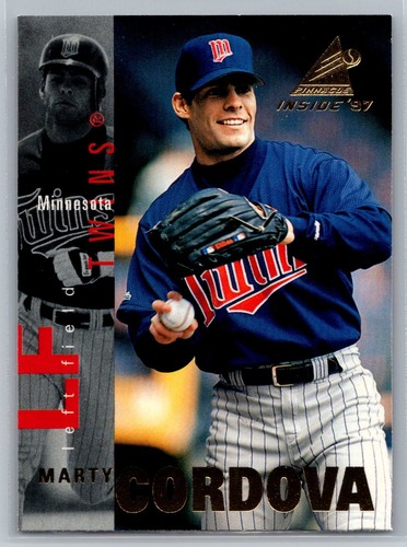 1997 Pinnacle Inside Marty Cordova #34 card