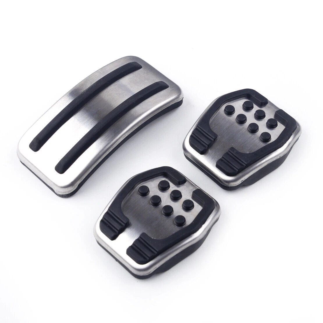 Brake Accelerator Clutch Pedal Covers Pad Set Fit for Ford Focus 3 MK3 12-16)
