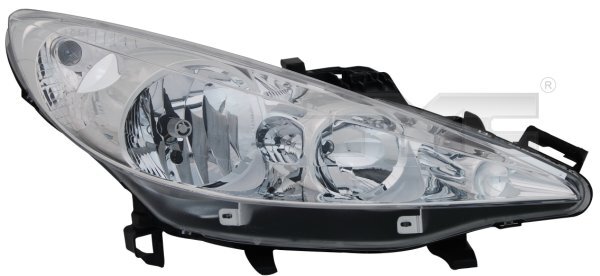 Right TYC 20-1059-05-2 Headlight for PEUGEOT