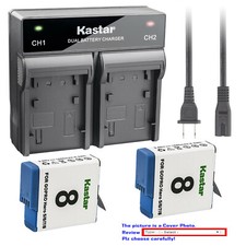 Kastar Battery AC Rapid Charger for GoPro 601-27537-000 601-10197-000 SPJB1B